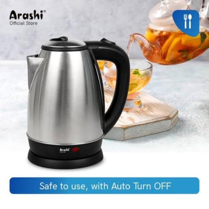Gambar TEKO ELEKTRIK LISTRIK ELECTRIC KETTLE ARASHI AKE S1503 S 1503 AKES1503 ALAT UNTUK MEMASAK MASAK MEMANASKAN PEMANAS BIKIN AIR PANAS HANGAT WATER WARMER COOKER GARANSI RESMI OTOMATIS AUTOMATIS BAGUS AWET TAHAN LAMA KAPASITAS 1,5 1.5 LITER TERMURAH DI SHOPEE - varian dari bestshopppp01 undefined Tokopedia