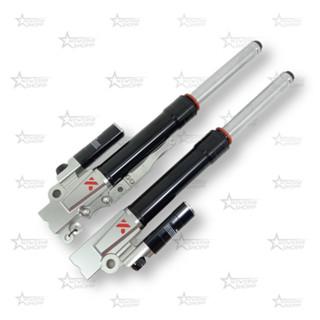 Gambar Shockbreaker Shock skok sok Depan Tabung KTC Kyta SFF05 / SFF 05 Vario 110 125 150 160 CBS Beat FI Scoopy New / Old Original PNP Hitam Gold Merah - Hitam dari NewstarShopp undefined Tokopedia