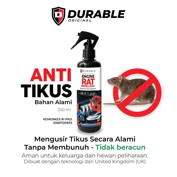 Gambar Durable Rat Repellent Cairan Pengusir Tikus Anti Tikus Mobil Rumah - 250ml dari Durable Indonesia undefined Tokopedia