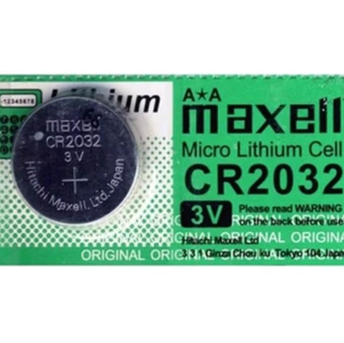 Gambar Baterai Lithium Maxell CR2032 3V Battery Kalkulator Jam Tangan Batre Timbangan Badan - Baterai Lithium dari novcosmetic undefined Tokopedia