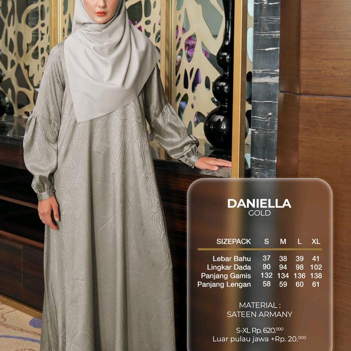 Gambar ELEVA HIJAB DANIELLA - HIJAB ELEVA DANIELLA - DANIELLA M, XL dari Eleva Hijab undefined Tokopedia
