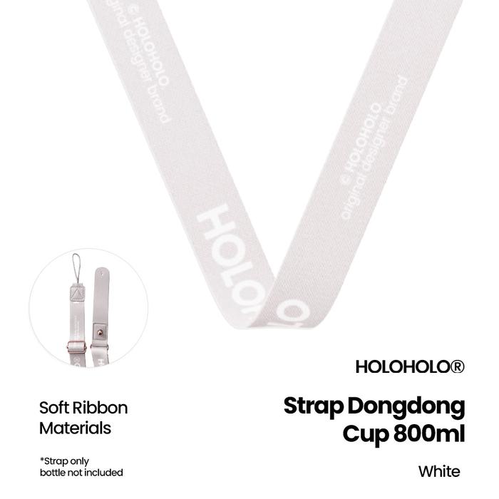 Gambar HOLOHOLO DIY Dongdong Cup Tritan 800ML - Strap White dari Holoholo Indonesia undefined Tokopedia