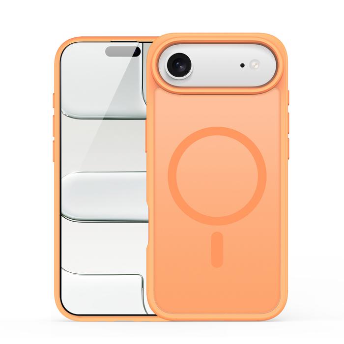 Gambar Dux Ducis Case Compatible for iPhone Air | 17e | 17 | 17 Pro | 17 Pro Max | 16e - YIND Series Cover Casing - iPhone Air - Orange dari Gojali.id undefined Tokopedia