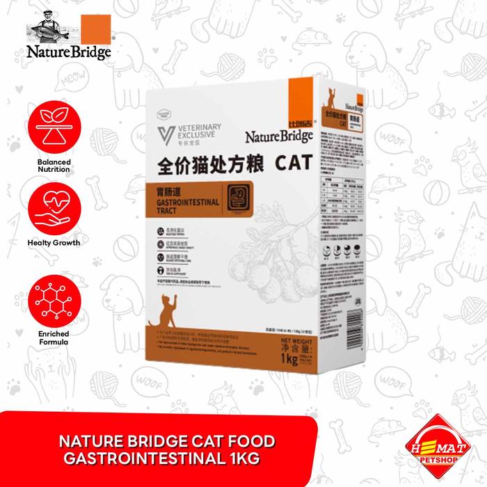 Gambar Makanan Kucing Nature Bridge dry food gastro intestinal Cat 1 KG dari Petshop Hemat Pet Shop undefined Tokopedia