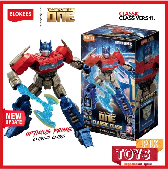 Gambar Blokees - Optimus Prime Action Figure Transformers One Classic Class 11 Limited Edition Hasbro Licenced Toy dari PikToys co undefined Tokopedia