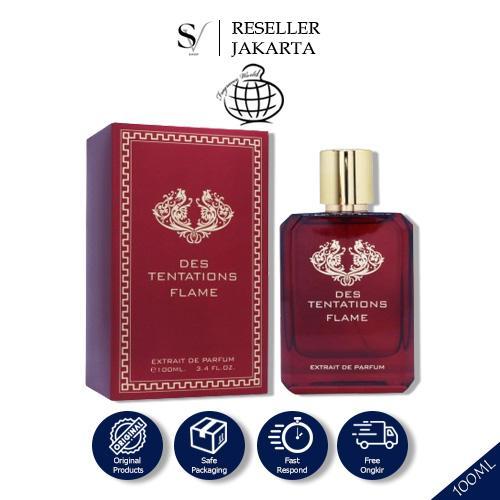 Gambar Fragrance World Des Tentations Flame Extrait de Parfum 100ML - Des Tentations Flame 100ML dari SV Reseller Jakarta undefined Tokopedia