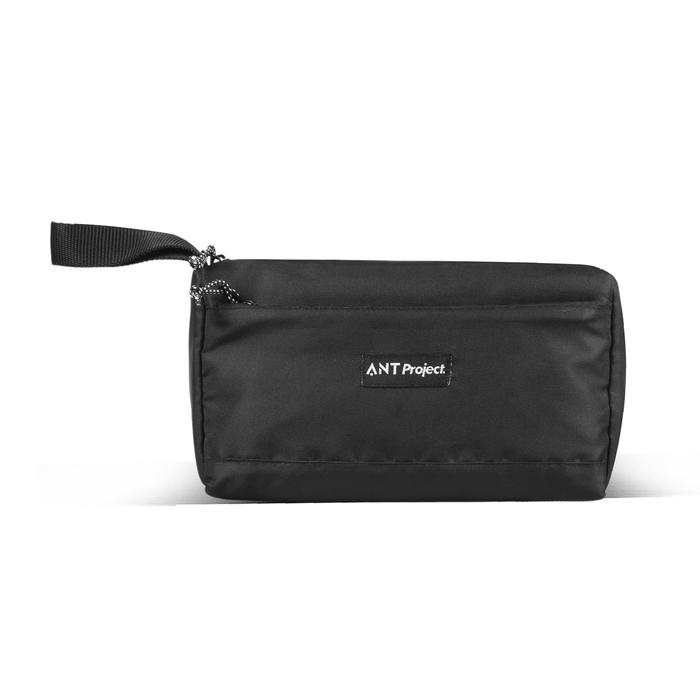 Gambar ANT PROJECT - Clucth Bag Series LUNA Black Waterproof - Doppkit - Handbag - Black dari ANT Project undefined Tokopedia