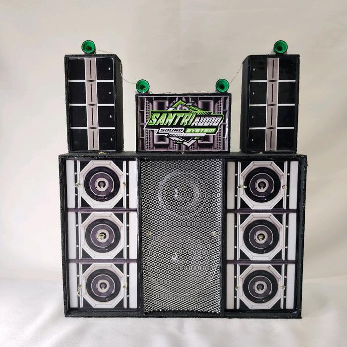 Gambar SOUND MINIATUR FULLBASS SPEAKER 3&2 INCH SUBWOOFER FULL LAMPU FREE CUSTOM NAMA - hitam, fullbass dari Jaya Miniatur Production undefined 2 Tokopedia