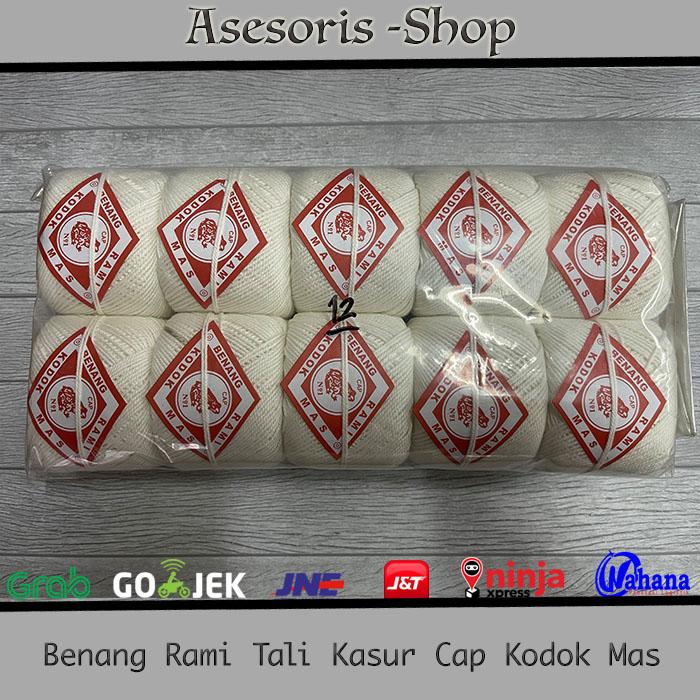 Gambar Benang Rami Tali Kasur Cap Kodok Mas ( isi 10 gulung ) / Tali Ikat Uang dari Asesoris-shop undefined Tokopedia