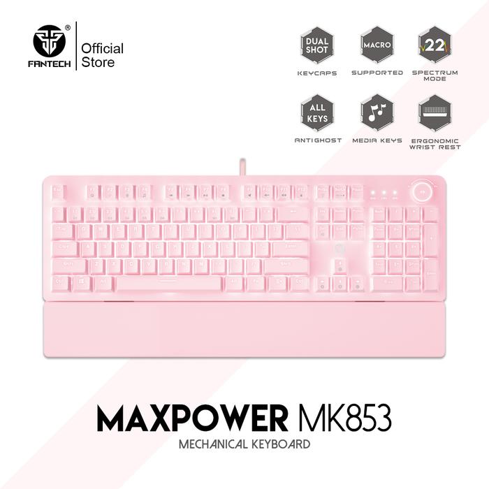 Gambar FANTECH MAXPOWER MK853 Gaming Mechanical Keyboard Media Keys and dari franzytoko undefined Tokopedia