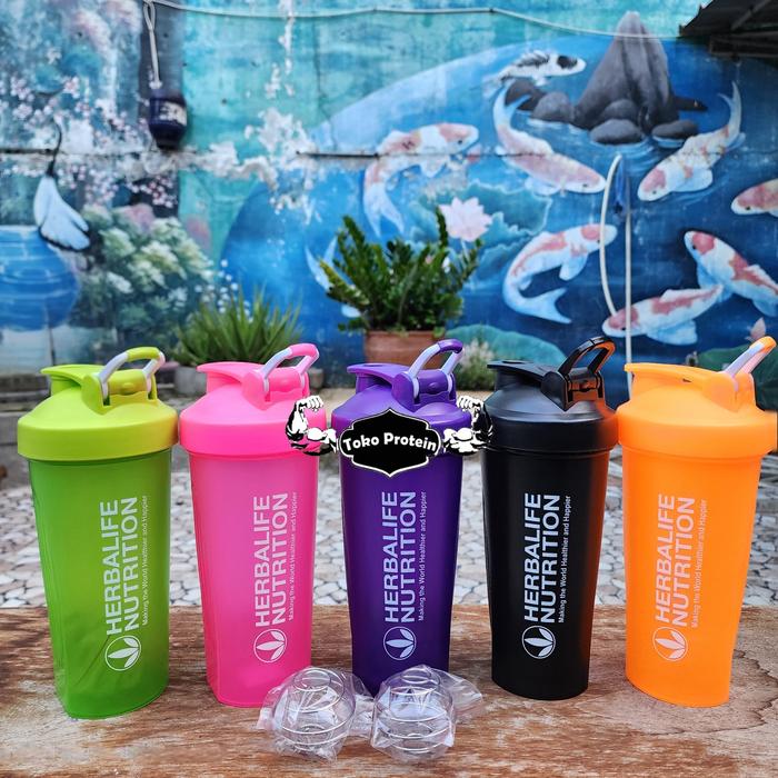 Gambar Shaker Herbalife 600ml Banyak Warna Original - Hitam dari TOKO PROTEIN undefined 2 Tokopedia