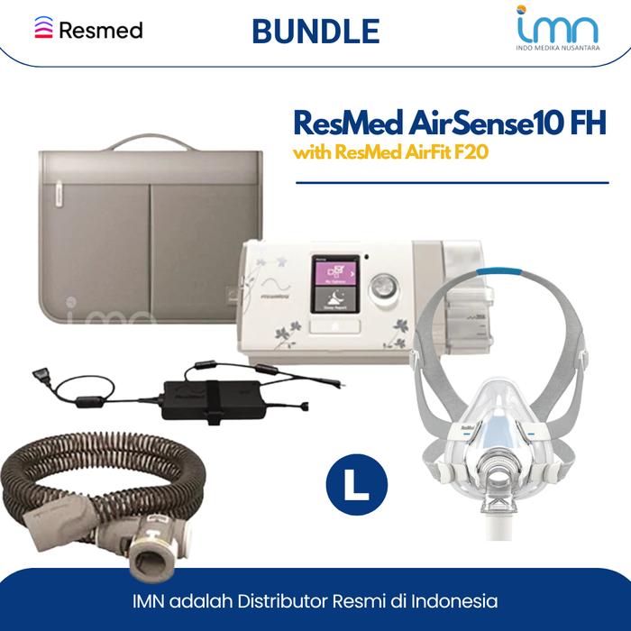 Gambar Resmed AirSense10 Auto CPAP for HER - Ready Stok & Garansi Lokal - Airfit F20 LGE dari Indo Medika Nusantara undefined Tokopedia