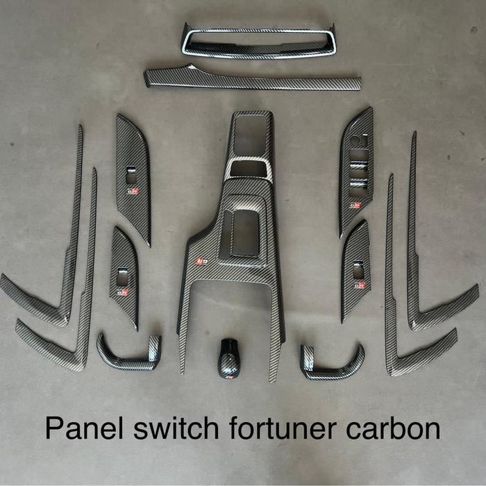 Gambar Panel Switch Interior Set Carbon New Fortuner Innova Reborn Innova ZENIX - New Fortuner dari Toko Variasi Mobil Sby undefined Tokopedia