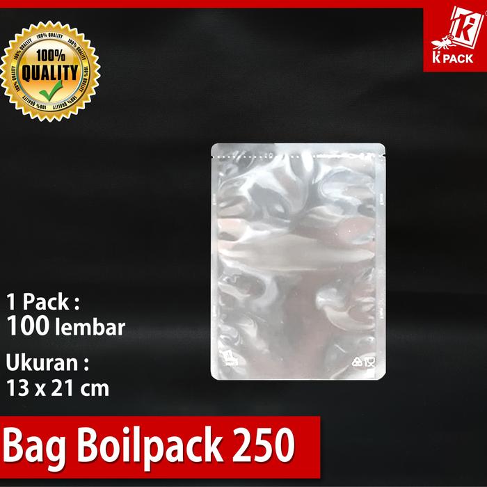 Gambar Bag Boilpack KPack kemasan vakum yang bisa direbus - 13x21 dari Toko Kemasan Kita KPack undefined Tokopedia