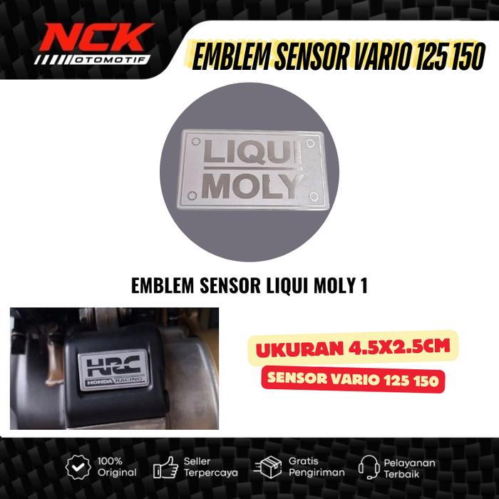 Gambar EMBLEM TUTUP SENSOR HONDA VARIO 125 150 STAINLESS - SENSOR VARIO LIQUI 1 dari NCK OTOMOTIF undefined Tokopedia