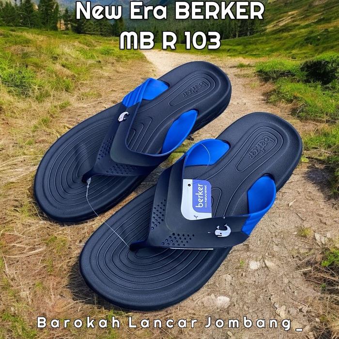 Gambar SANDAL JAPIT KARET PRIA NEW ERA BERKER PREMIUM MB R 103 ORIGINAL Sendal Jepit - BERKER MB R 103_NAVY, 41 dari BarokahLancar undefined Tokopedia