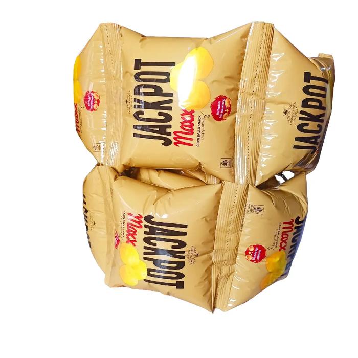 Gambar Jackpot Maxx Chiki Berhadiah (1 Renceng isi 10 pcs)/Ciki Berhadiah Jackpot Maxx/Ciki Jackpot Snack Viral - 1 DUS (4 pack) dari Toko Ritel Indonesia undefined Tokopedia