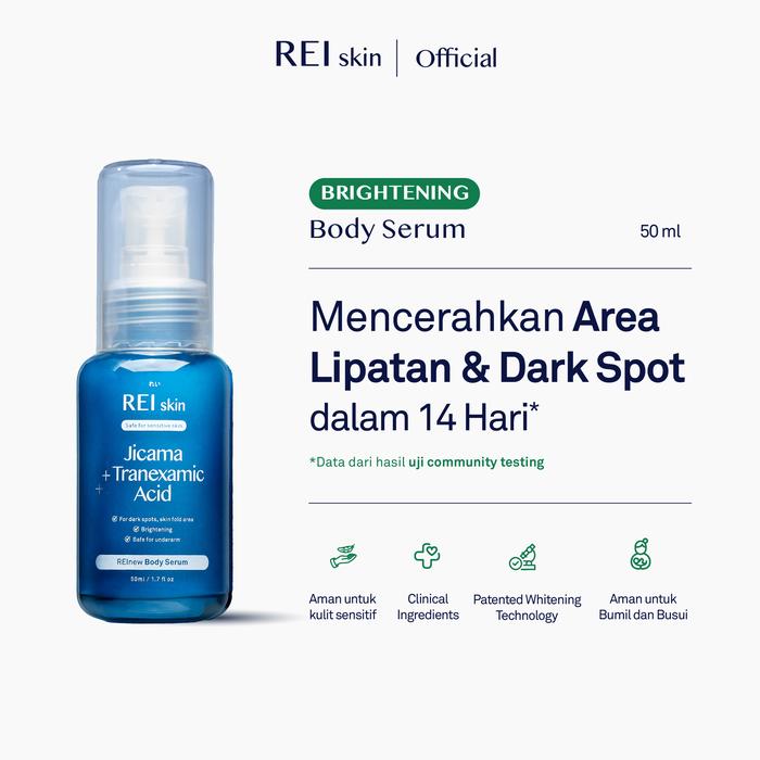 Gambar Jicama + Tranexamic Acid Reinew Body Serum dari REI Skin Store undefined Tokopedia