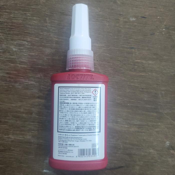 Gambar Loctite 271 Merah / Lem Baut / Threadlocker 50Ml 50 Ml #Gratisongkir dari SUPERMART CO undefined Tokopedia
