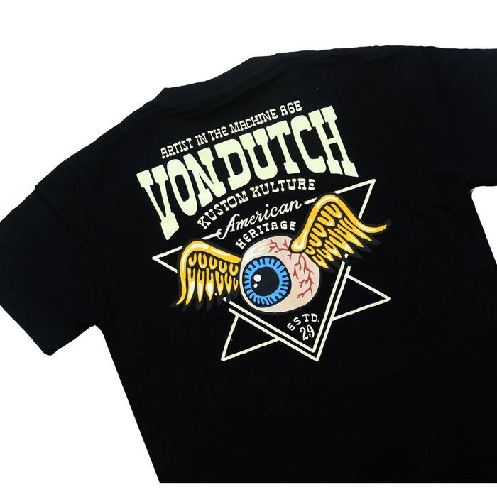 Gambar COD Von Dutch Tshirt 1065 Black Kaos Pria dan Wanita T-Shirt - S dari AMEILINA DWI LESTARI undefined Tokopedia