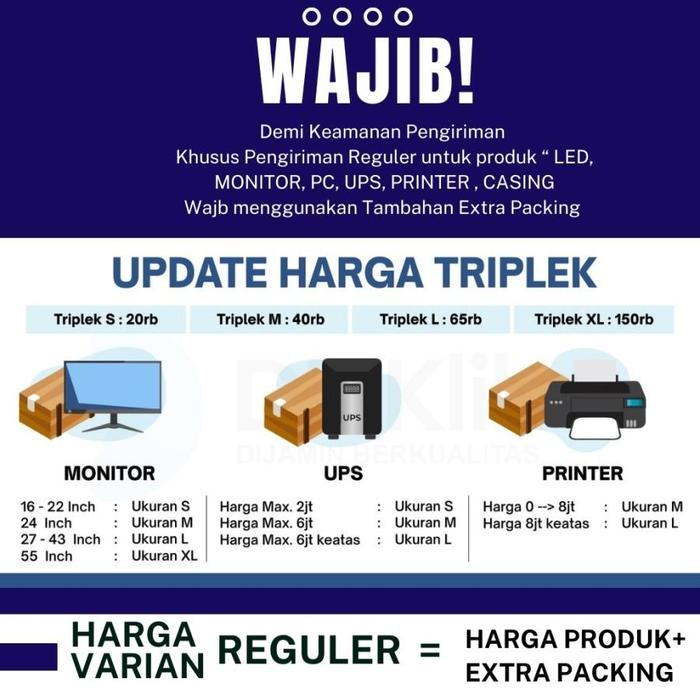 Gambar LED Monitor Office QWERTY QM-190VH 19" IPS HD 75Hz 3ms HDMI VGA - EXTRA PACKING dari DBKlik Indonesia undefined Tokopedia