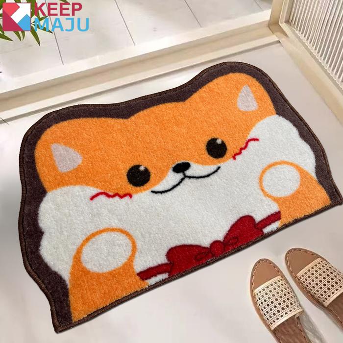 Gambar Keset Kamar Mandi Penyerap Lantai Keset Anti Selip Karpet Yang Indah Karpet Ruang Tamu Ruang Lantai - Cute Dog【40*60cm】 dari Keepmaju karpet official Kota Tangerang Tokopedia
