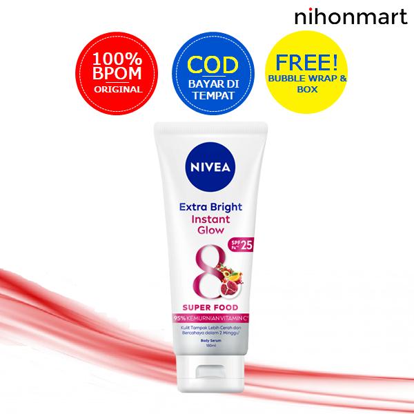 Gambar Nivea Extra Bright Instant Glow Body Serum 180ml dari nihonmart undefined Tokopedia