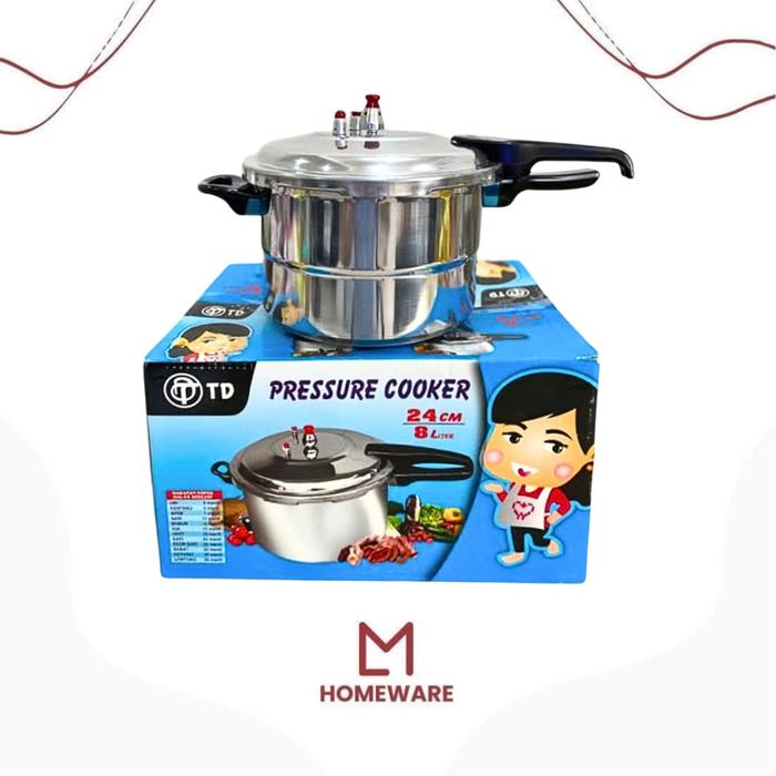 Gambar Panci Presto TD 4 Liter / Panci Presto TD 8 Liter /  Panci  Presto 18 CM /  Panci  Presto 24 CM / Presto / Pressure Cooker - Presto TD 4L, Extra Bubble dari LM homeware_NEW undefined 4 Tokopedia