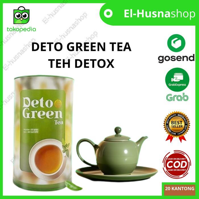 Gambar STOK TERBATAS !!!! DETO GREEN TEA ORIGINAL TEH DETOX PEMBERSIH PENCERNAAN USUS ASLI TERJANGKAU - 1 pcs dari henryfis74 undefined Tokopedia