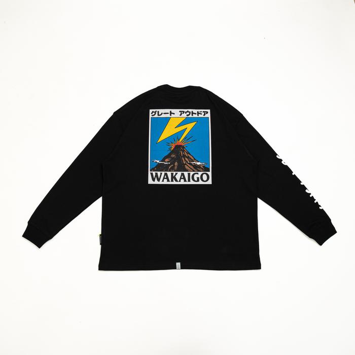 Gambar WakaiGo - WKGO LONGSLEEVE THUNDERBOLT T-SHIRT - Black, S dari WakaiGo undefined Tokopedia