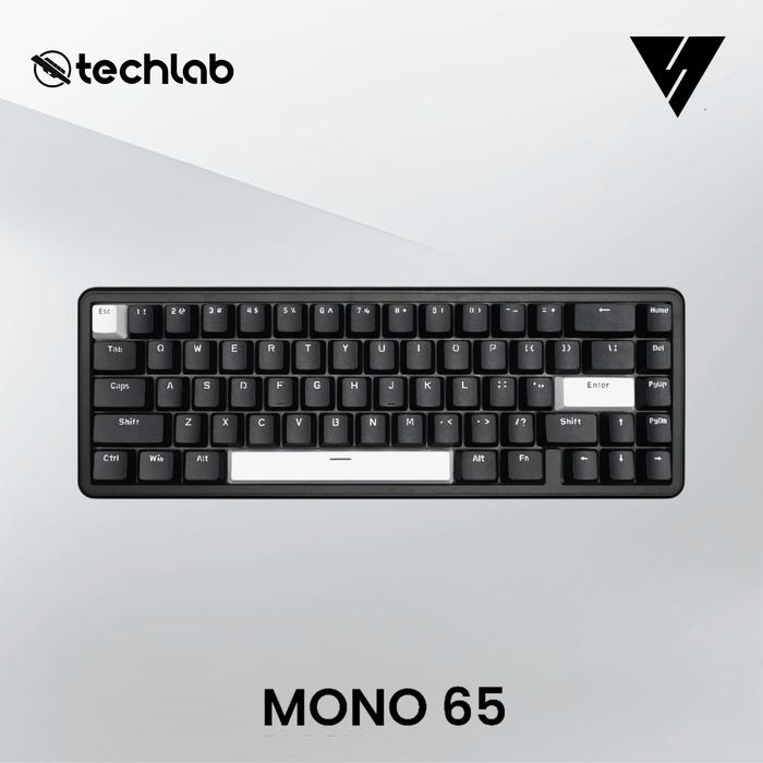 Gambar Vortexseries MONO SERIES V2 Gasket Mount Mechanical Keyboard 65 75 87 / Full Size Layout | Vortex Mono V2 - MONO 65 - Black V1, Outemu Linear Switch dari TECHLAB ID undefined Tokopedia
