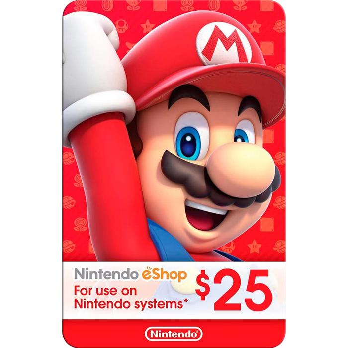 Nintendo Game Gift Card Promo Nintendo Switch EShop Gift Card USA