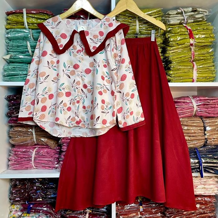 Gambar [ ALBAKIDS ] Vanessa Set Rok Rayon Premium Size 1-10 Th dari ALBAKIDS_NEW undefined 5 Tokopedia