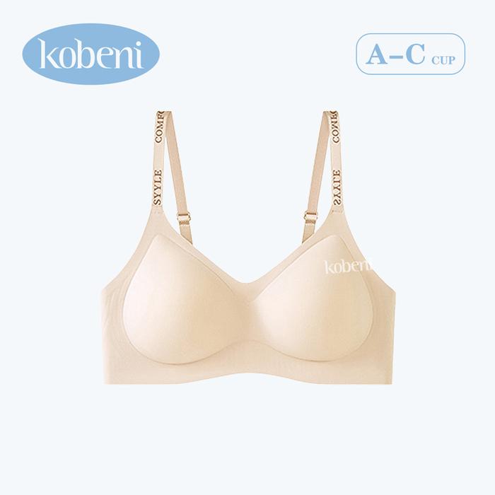 Gambar Kobeni Bra Seamless Mulus Menopang Bh Cewek Lingerie Tali bahu huruf mengkilap Cup yang  penyangga jeli mendukung lembut Mengumpul alami nyaman dan menopang tanpa kawat Cantik Dewasa  Hitam+Pink+Kulit 32-34-36-38,M bar-091 - kulit, M（32A/B/C) dari Kobeni Shop Kota Administrasi Jakarta Barat Tokopedia