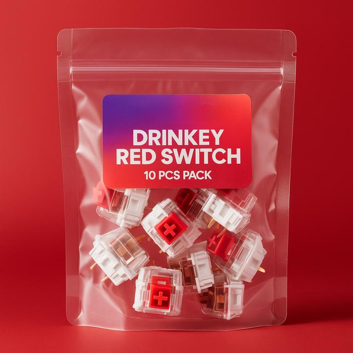Gambar Drinkey Switch Series - Tombol Keyboard Mekanik Hitam Biru Cokelat Merah 3Pin Anti Debu Linear Taktile Silent Kompatibel MX Switch Pilihan Warna Sesuai Kebutuhan Anda Black Blue Red Led Blue Red Led - 【10pcs】Merah dari IdonesOfficial undefined Tokopedia