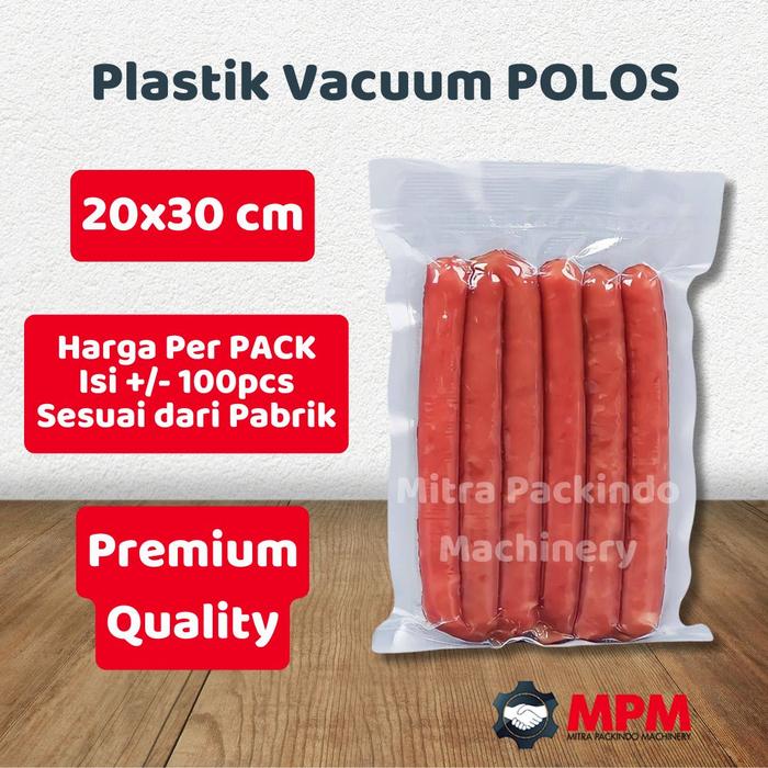 Gambar Plastik Vacuum POLOS 20x30 / Plastik Vakum Makanan 20 x 30 cm KRT - 20x30cmLCLpromo dari Mitra Packindo Machinery undefined Tokopedia