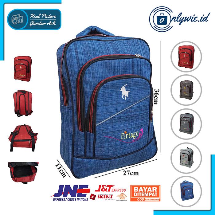 Gambar Tas Ransel Sekolah Anak RFO001 Ransel Anak SD Bahan Tebal Fashion - Biru dari onlywie_NEW undefined Tokopedia