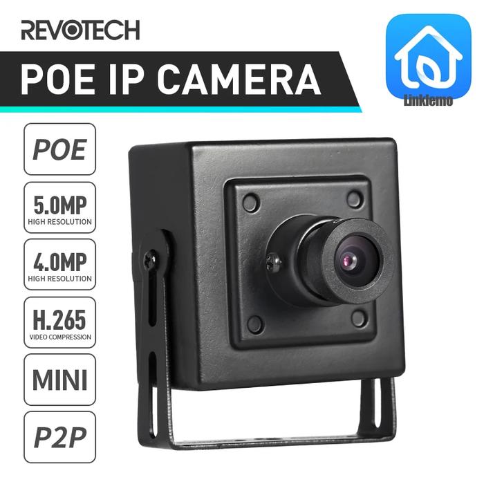 Gambar Revotech 4MP 5MP Indoor IP Camera H.265 POE Mini Type Security Metal ONVIF P2P CCTV System Video Surveillance Cam dari Suhriyahni Store undefined Tokopedia