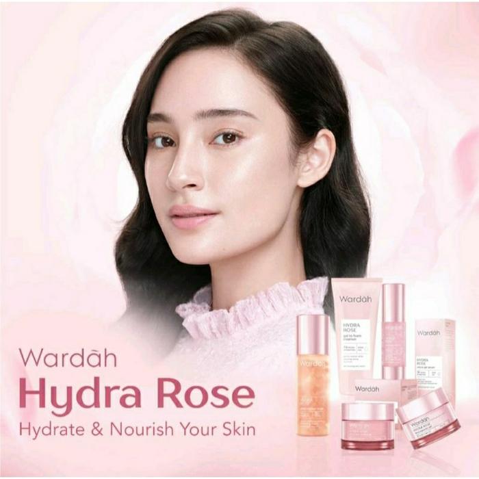 Gambar Wardah Hydra Rose Dewy aqua day Moisture Rich Day Night Serum 30 ml Petal Infused Toner Gel to Foam Cleanser 100 ml Sabun Cuci Muka Cream Siang Krim Malam Wajah Kulit Kering Kusam dari Dead Skunk undefined Tokopedia
