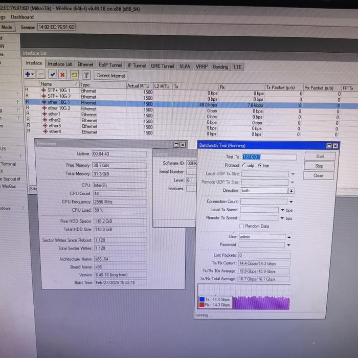 Gambar Server Mikrotik X86 HP DL380 Gen9 Intel Xeon E5 V3 48Core Dual Power Supply RackMount 2U - 4Port Gbe, 2Port 10Gbe rj45, 2Port Sfp+10G dari Mandala Serverindo undefined Tokopedia
