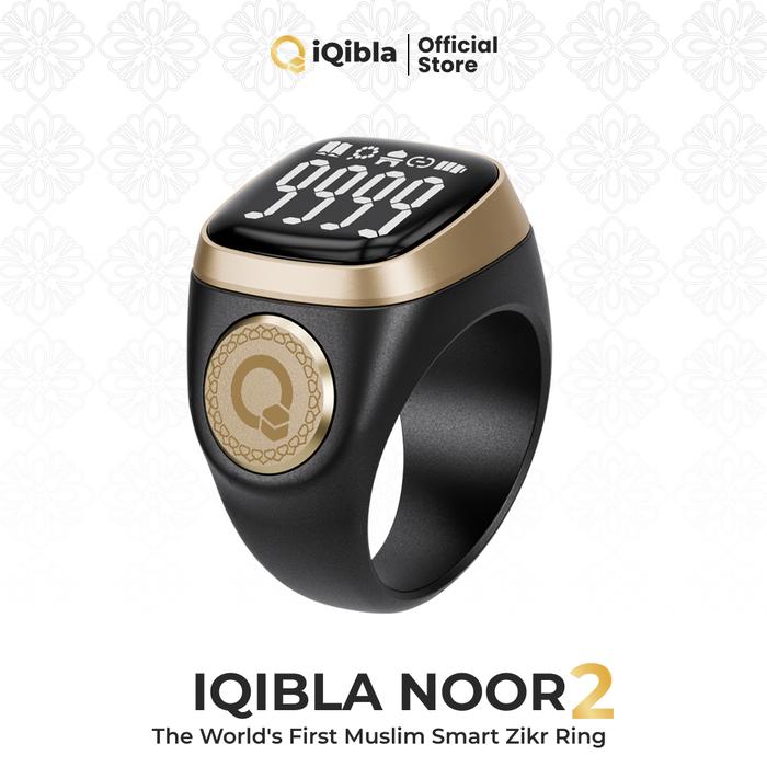 Gambar iQibla Zikr Ring Noor 2 N02 Smart Tasbih Digital Hitung Zikir Harian Muslim Modern Baterai Tahan Lama Cincin Zikir - Black, 18mm dari iQibla Indonesia undefined Tokopedia