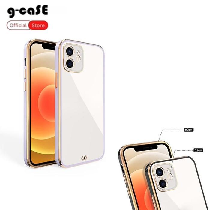 g-caSE Soft Case Silicone Transparan For Iphone X XS XR XSMAX MAX full  cover DARK BLUE, iphone x