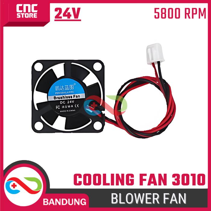 Gambar COOLING FAN Brushless FAN 3010 DC 5V 12V 24V FOR 3D PRINTER 30X30 MM KIPAS - 24V dari CNC STORE BANDUNG undefined Tokopedia