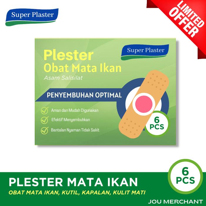 Gambar PLESTER OBAT MATA IKAN DAN KUTIL 1 STRIP 6 PLESTER CALLUSOL REMOVER / PLASTER KAPALAN - varian dari toko primadonaa undefined Tokopedia
