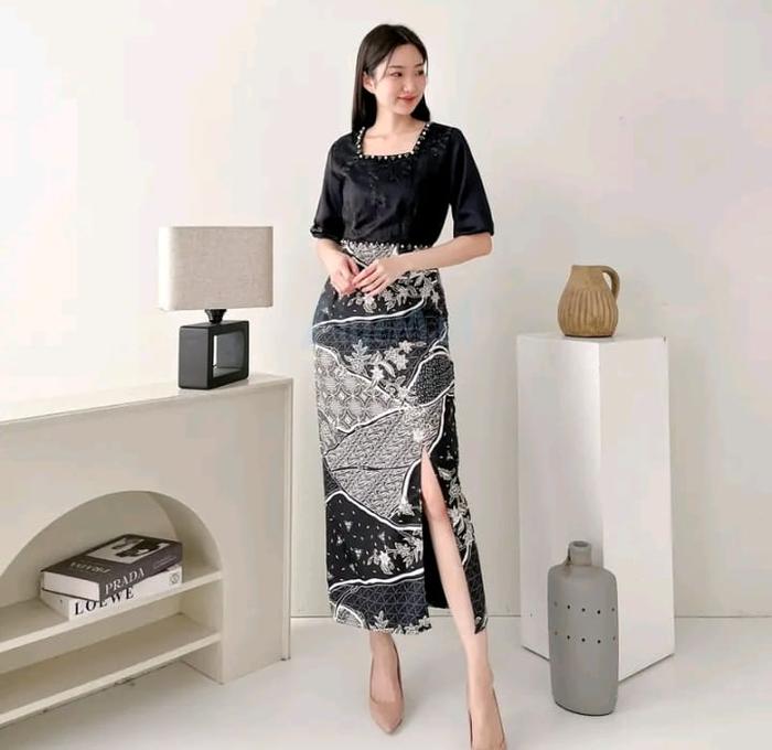Modern Design Baju Dress Dress Brukat Wanita Terbaru Modern