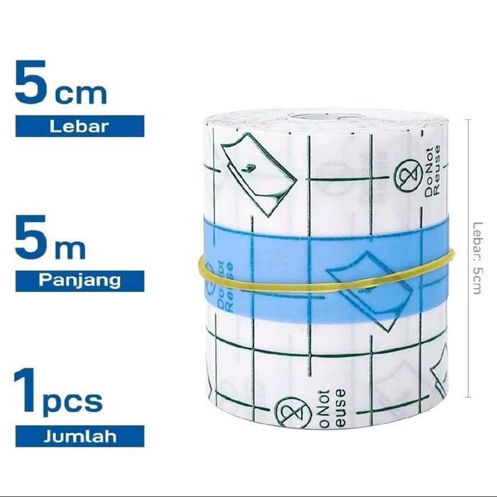 Gambar Plester Luka Anti Air/PU Roll/Dermafix/Plester Pasca Operasi 5 Meter - 5CM*5M dari Sehat Ceria 75 undefined Tokopedia