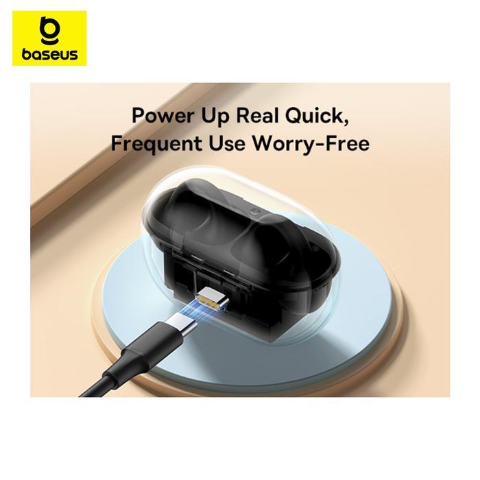 Jual Baseus Bass 15 Clip Open-Ear True Wireless Earphone Bluetooth