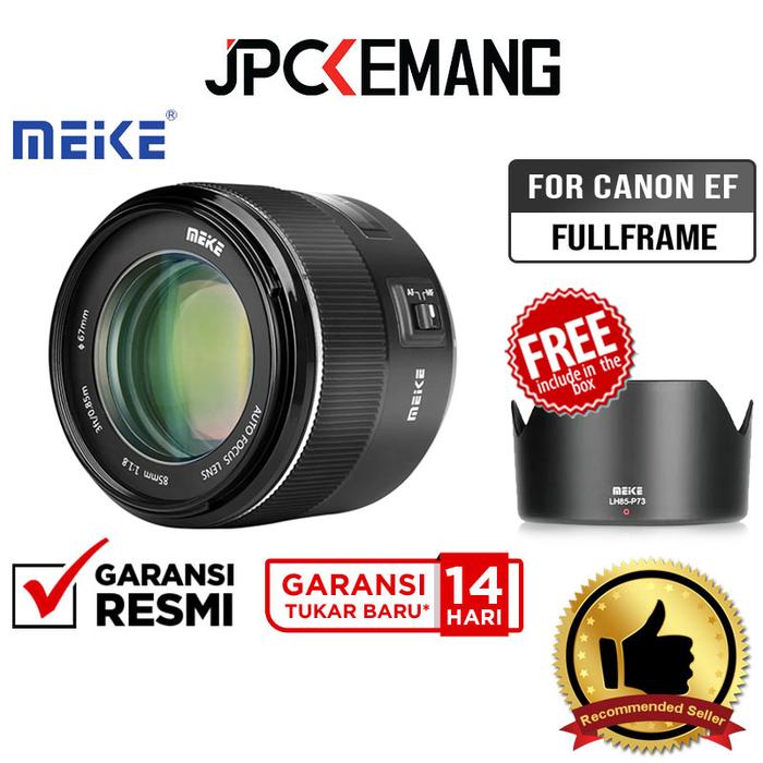 Gambar Meike AF 85mm f1.8 for Canon EF FullFrame DSLR Lens 85 mm f/1.8 Garansi Resmi dari JPC Kemang undefined Tokopedia