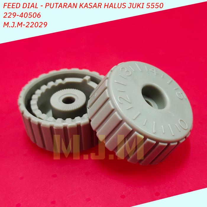 Gambar Feed Dial - putaran kasar halus Mesin Jahit Juki 229-11903 / 229-40506 / Jarak Jahitan / M.J.M-22029 dari Miso Jaya Machinery undefined Tokopedia