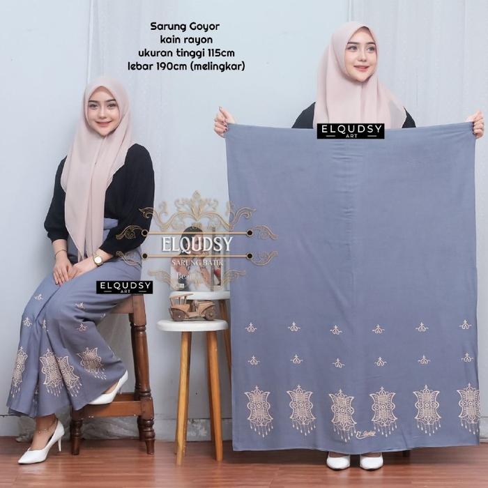 Gambar Sarung santriwati ootd SARUNG REMAJA wanita/ Sarung ning/ Sarung bunyai/ COD sarung cabutan warna/ sarung ukuran besar - lampion abu, allsize lebar 190cm dari toko elya undefined 3 Tokopedia
